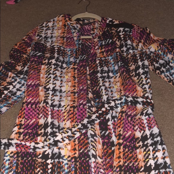 Multi-colored Tie-Dress - Picture 1 of 5